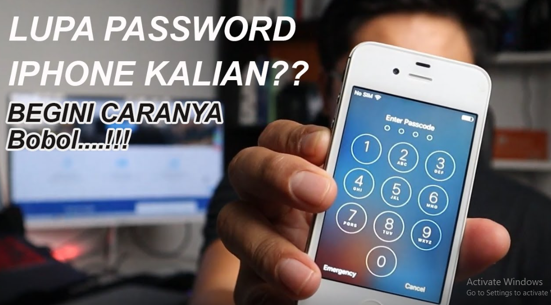 Cara Buka iPhone Lupa Password